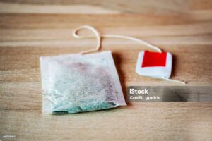 sachet de thé blanc