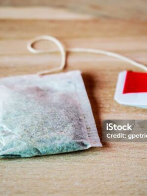 sachet de thé blanc